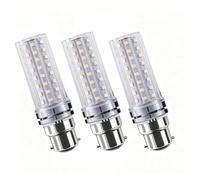 B22 LED Corn Light Bulbs Cool White 6000K 16W Equivalent 160W High Brightness Flicker CRI>80 No for Indoor Lighting Household Illumination Non Dimmable(3 Pack)