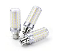 B22 LED Corn Light Bulbs Cool White 6000K 25W Equivalent 250W High Brightness CRI>80 No Flicker Energy Saving for Bedroom Living Room Dining Room Cafe Non Dimmable(3 Pack)