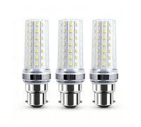 B22 LED Corn Light Bulbs Cool White 6000K BC LED Bulbs 20W Equivalent 200W High Brightness No Flicker CRI>80 for Bedroom Living Room Dining Room Cafe Non Dimmable(3 Pack)