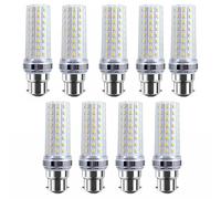 B22 LED Corn Light Bulbs Cool White 6000K BC LED Bulbs 20W Equivalent 200W High Brightness No Flicker CRI>80 for Bedroom Living Room Dining Room Cafe Non Dimmable(9 Pack)
