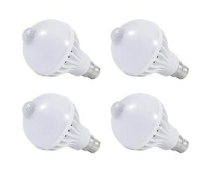 B22 Motion Sensor Bulb PIR Night Light 5W/7W/9W/12W Bayonet Ceiling Pendant Lamp Bathroom Bedroom Hallway Indoor Lighting(5W)