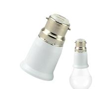 B22 to E27 Adapter, 2PCS Bayonet to Screw Bulb Adaptor, Ceiling Fan Light Bulb Bayonet Fitting LED Light Bulbs Adapter Converter, Screw toBayonets Lights Bulbs Adaptor Lamp Holder Socket Converter