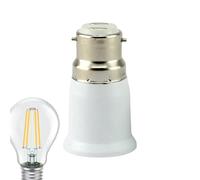 B22 to E27 Adapter, Bayonet to Screw Bulb Adaptor, Ceiling Fan Light Bulb Bayonet Fitting LED Light Bulbs Base Adapter, Screw toBayonets Lights Bulbs Adaptor Lamp Base Holder Socket Converter