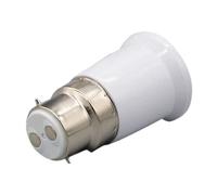 B22 to E27 Adapter - Light Bulb Adapter | Stable Screw Replacement Holder | Indoor Outdoor Ceiling Lamp Converter Scenario Home Garage Industrial Lighting