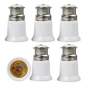 B22 to E27 Socket Converter, Light Bulb Adaptor,B22 To E27 ES Edison Screw Light Bulb Lamp Base Socket Converter,Screw to Bayonet Bulb Socket Adaptor Convertor,for LED Bulbs and Incandescent Bulbs