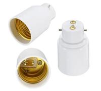 B22 to Edison E2 Light Bulb Adapter Converter Bayonet Cap To Edison Screw Base Light Fitting- Lamp holder Converter For LED, CFL, Incandescent Bulbs For Home & Office