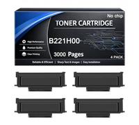 B221H00 Toner Cartridge No Chip Compatible for Lexmark B221H00 High Yield 3000pages Work with B2236 MB2236 MB2236adwe MB2236i MB2236adw B2236dw Series Printers