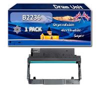 B2236 Drum Unit Compatible for Lexmark B2236 MB2236 Printers, High-Definition Printing Effect with Chip, 20000 Pages (1 Pack Black)