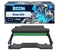 B2236 Drum Unit Compatible for Lexmark B2236dw MB2236adw MB2236adwe MB2236i Printers, With Chip Large Capacity 12000 Pages (1 Pack Black)