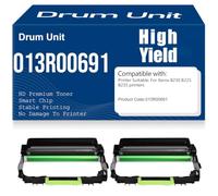 B230 Drum Unit Compatible 013R00691 Imaging Drum High Yield for Xerox B230 B225 B235 Printers 12000 Pages,2PC-Black