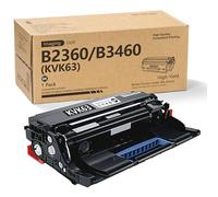 B2360 KVK63 Drum Unit 1-Pack Replacement for Dell KVK63 Drum use with B2360d B2360dn B3460dn B3465dn B3465dnf S2830dn Printers (1Black)