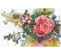 Luca-S B2383 Red Roses - Cross Stitch Kit