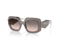 Prada PR B23S 20F70S Woman Sunglasses Acetate Grey Pink Squared Normal Shaded