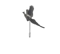 B24 Rising Pheasant made with fine English pewter on a tie stick pin hat scarf collar coat by CreatedByJake