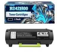 B242H00 Toner Cartridges Compatible for Lexmark MB2442adwe MB2546ade MB2546adwe MB2650ade MB2650adwe Printers, With Chip Large Capacity 7000 Pages (1 Pack Black)
