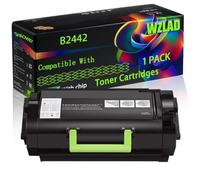 B2442 Compatible for Lexmark Toner Cartridges with Chip B2400 Series Printers (1 Pack Black)