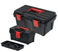 B2C 2In1 Toolbox Carry Case Storage Transport Box Carrier Chest Plastic Organizer