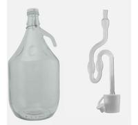 B2C 5L Demijohn Carboy Flip Top Screw Cap Bung Home Brewing Wine Cider Distilling Flip Top + Airlock 4 Pack