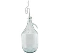 B2C 5L Demijohn Carboy Flip Top Screw Cap Bung Home Brewing Wine Cider Distilling Plain + Airlock 4 Pack