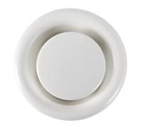 B2C Air Flow Vent Metal Exhaust Extract Anemostat Diffuser Round Ceiling Cover 125mm