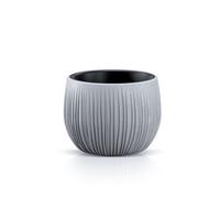 B2C Beton Effect Bowl Plastic Flower Plant Garden Indoor Outdoor Planter Pots Lined Concrete Effect Xs