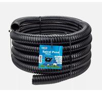 B2C Black Corrugated Flexible Pond Hose Fish Garden Filter Pump Marine Flexi Pipe 5 Metres 25mm (1Inch)