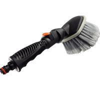 Car Cleaning Wash Valet Brush, Wet Wash Connect to Hose Pipe, On/Off Switch