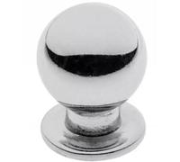 B2C Chrome Kitchen Cupboard Knob Polished 17mmmm Door Drawer Furniture Pull Handle