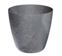 B2C Concrete Effect Flower Pot Round Planter Matt Smooth Modern Indoor Outdoor Decor 30cm 13.6L