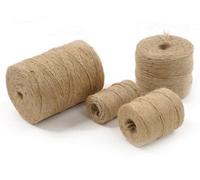 B2C Craft Jute Shabby String Metre Natural Brown Rustic Twine Shank 3Ply 50M