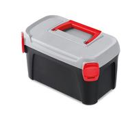 B2C Craft Tool Storage Organiser Sewing Box DIY Toolbox Tote Tray Workshop Garage Plastic Container Sorting Make Up (W380mm x D234mm x H250mm)