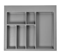 B2C Cutlery Drawer Organizer Adjustable & Cut-to-Size Kitchen Drawer Insert Cabinet Roganize Durable Plastic Universal (600mm)