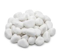 B2C Decorative MARBLE EXTRA SNOW WHITE Stones/Pebbles *** HOME & GARDEN *** AQUARIUM THASSOS SHINY (2kg)