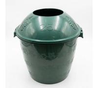 B2C Demijohn Basket Wine Cover Storage With Lid Wine Making Plastic Green Protection 25L