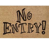 B2C Door Mat Doormats Non Slip Natural Coir Welcome Indoor Outdoor Home Garden Mats No Entry