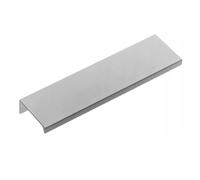 B2C Edge Mounted Cabinet Door Pull Trim Profile HEXI Handles for Kitchen Bedroom Bathroom Drawer Opener Modern Slim (Aluminium, 96mm Hole centres - 150mm Overall)