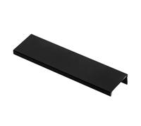B2C Edge Mounted Cabinet Door Pull Trim Profile HEXI Handles for Kitchen Bedroom Bathroom Drawer Opener Modern Slim (Matte Black, 320mm Hole centres - 360mm Overall)