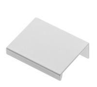 B2C Edge Mounted Cabinet Pull Trim Profile Hexi Handles For Kitchen Bedroom Bathroom 160mm Hole Centres - 190mm Overall Aluminium