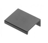 B2C Edge Mounted Cabinet Pull Trim Profile Hexi Handles For Kitchen Bedroom Bathroom 160mm Hole Centres - 190mm Overall Matte Black