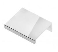 B2C Edge Mounted Cabinet Pull Trim Profile Hexi Handles For Kitchen Bedroom Bathroom 192mm Hole Centres - 225mm Overall Chrome