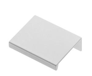 B2C Edge Mounted Cabinet Pull Trim Profile Hexi Handles For Kitchen Bedroom Bathroom 192mm Hole Centres - 225mm Overall Aluminium