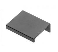 B2C Edge Mounted Cabinet Pull Trim Profile Hexi Handles For Kitchen Bedroom Bathroom 32mm Hole Centres - 50mm Overall Matte Black