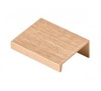 B2C Edge Mounted Cabinet Pull Trim Profile Hexi Handles For Kitchen Bedroom Bathroom 96mm Hole Centres - 150mm Overall Gold Brushed