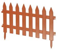 B2C Fence Garden Fencing Lawn Edging Home Tree Fence Barrier 6 Colours Picket 3.2M Red