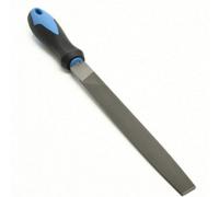 B2C Flat Metal File 200mm Medium Cut 8" T12 Steel 2 Teeth Square Metal Plastic Wood