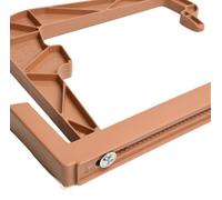 B2C Flower Box Rail Hanger Hook Holder Fencing Plastic Planter Adjustable Hanging Terracotta 4Pcs