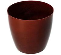 B2C Flower Pots 6 Colours 4 Sizes Marble Plastic Plant Pots Planter Deco Round Deco Red 14Cm