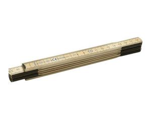 B2C Folding Wooden Rule Measure 1M/2M Pocket Ruler Double Sided Metric Carpenter