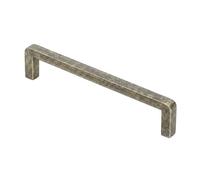 B2C Furniture Pull Handle Modern Cabinet and Drawer Handle Wardrobe and Cupboard Use Angular Design (Antique Brass, 168mm)