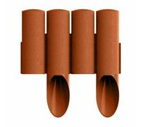 B2C Garden Edging Palisade Border Edge Cellfast Sturdy Frost Resistant Multipacks Uk Brick Red/ Terracotta 6.9M - 22.5Ft